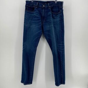 Polo Ralph Lauren Sullivan Slim Men Jeans Dark Wash Denim 36x30 Stretch Slim Fit